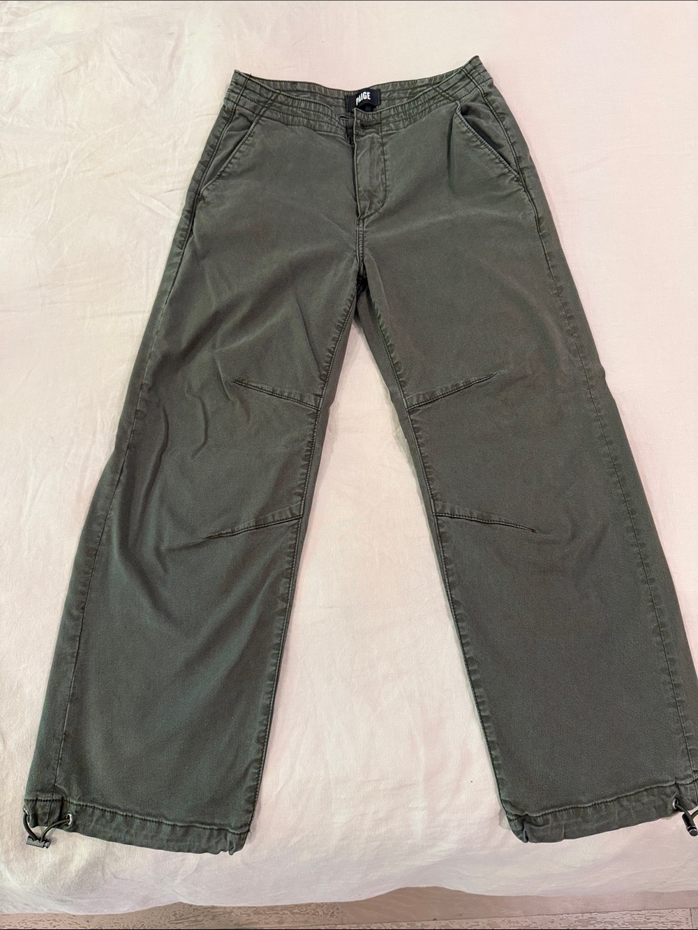 Women’s Paige Olive Green Utility Pants